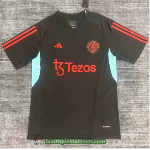 Maillot Manchester United 2023 Training Noir