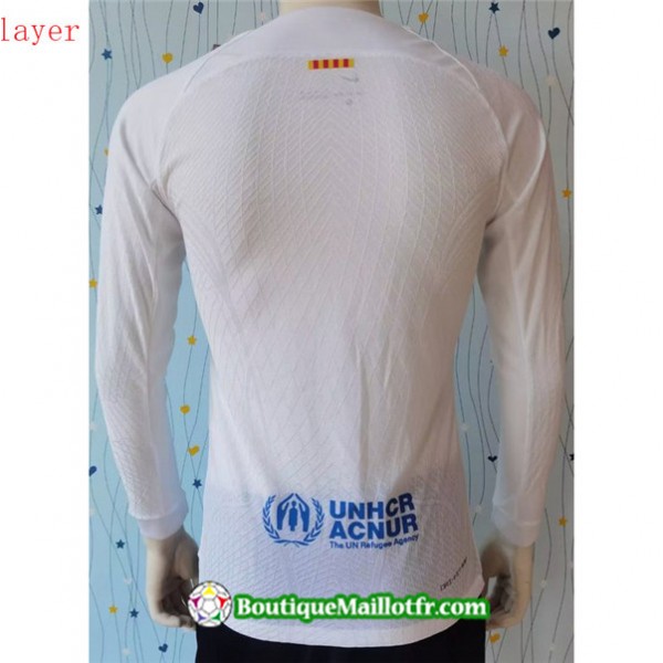 Maillot Barcelone Player 2023 2024 Exterieur Manche Longue