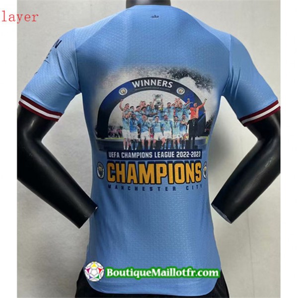 Maillot Manchester City Player 2023 2024 Champions Edition