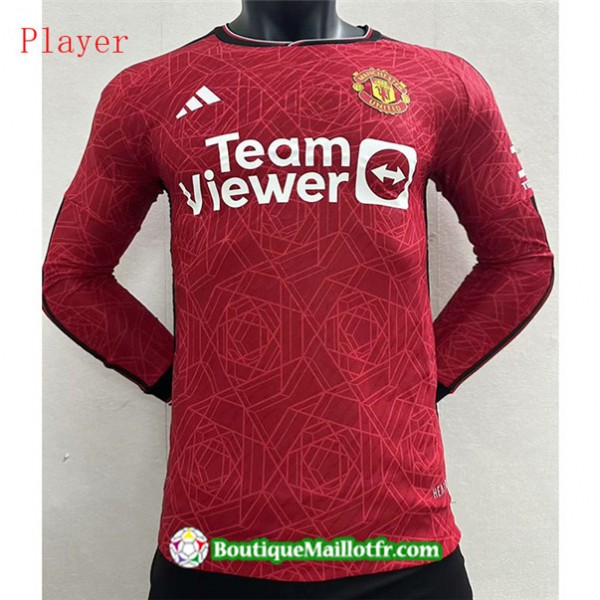Maillot Manchester United Player 2023 2024 Domicil...