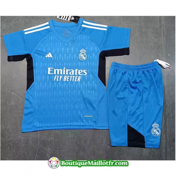 Maillot Real Madrid Enfant 2023 2024 Goalkeeper Bleu