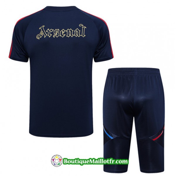 Boutiquemaillotfr 0034 Maillot Kit Entraînement Arsenal Training 2023 2024 Bleu