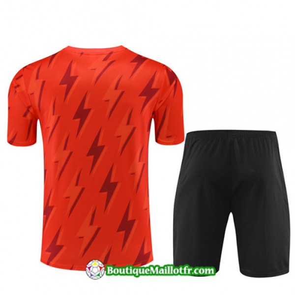 Boutiquemaillotfr 0037 Maillot Kit Entraînement Arsenal Training 2023 2024 Orange