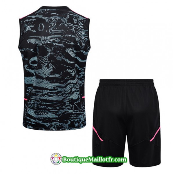 Boutiquemaillotfr 0042 Maillot Kit Entraînement Arsenal Debardeur 2023 2024 Bleu