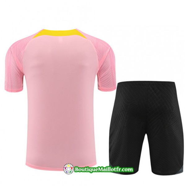 Boutiquemaillotfr 0054 Maillot Kit Entraînement Chine Enfant Training 2023 2024 Rose