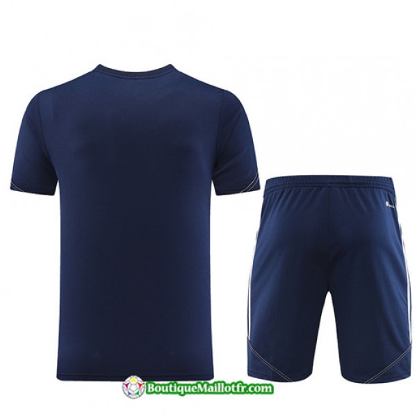 Boutiquemaillotfr 0058 Maillot Kit Entraînement Adidas Training 2023 2024 Bleu