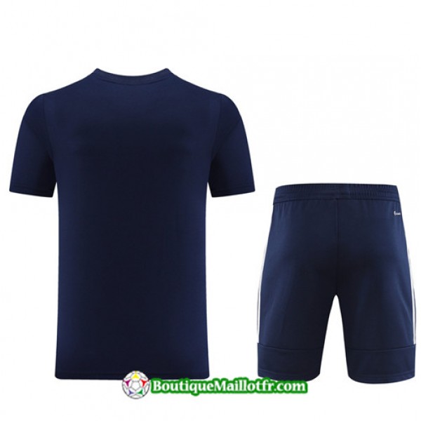 Boutiquemaillotfr 0062 Maillot Kit Entraînement Adidas Training 2023 2024 Bleu Marine