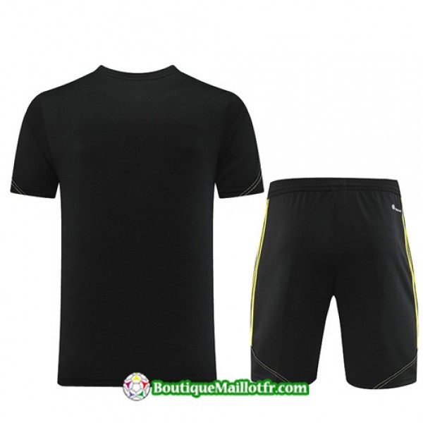 Boutiquemaillotfr 0064 Maillot Kit Entraînement Adidas Training 2023 2024 Noir