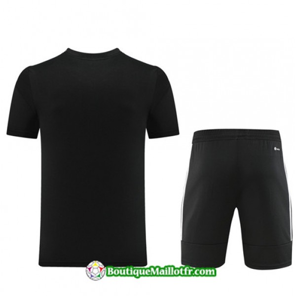 Boutiquemaillotfr 0067 Maillot Kit Entraînement Adidas Training 2023 2024 Noir