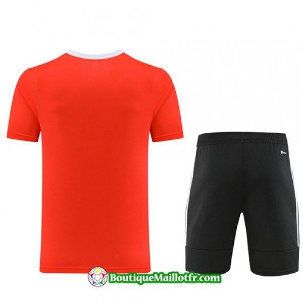 Boutiquemaillotfr 0068 Maillot Kit Entraînement Adidas Training 2023 2024 Orange