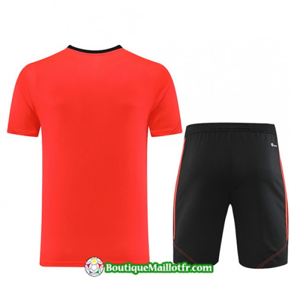 Boutiquemaillotfr 0069 Maillot Kit Entraînement Adidas Training 2023 2024 Rouge