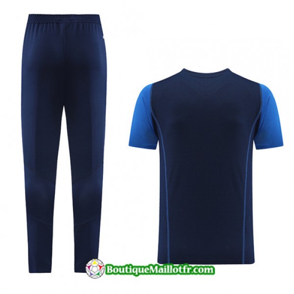 Boutiquemaillotfr 0082 Maillot Kit Entraînement Adidas Training 2023 2024 Bleu