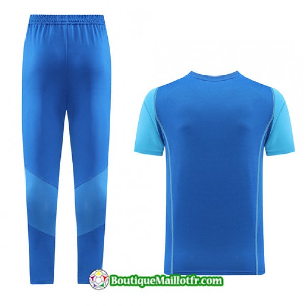 Boutiquemaillotfr 0083 Maillot Kit Entraînement Adidas Training 2023 2024 Bleu