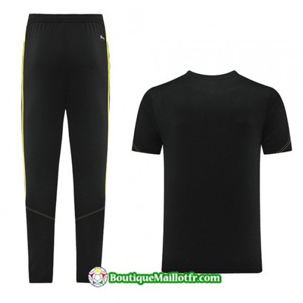 Boutiquemaillotfr 0087 Maillot Kit Entraînement Adidas Training 2023 2024 Noir