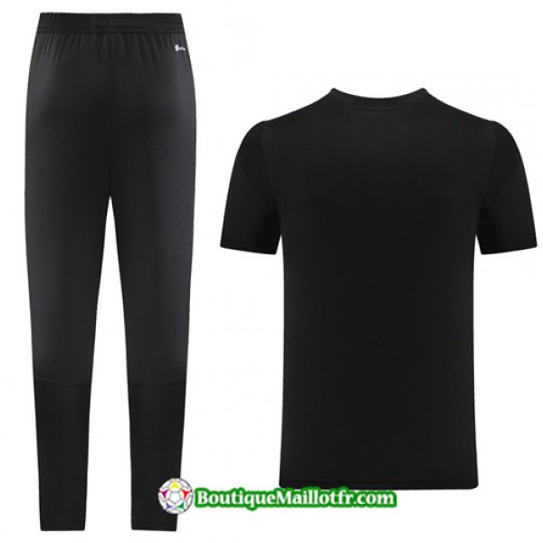 Boutiquemaillotfr 0090 Maillot Kit Entraînement Adidas Training 2023 2024 Noir