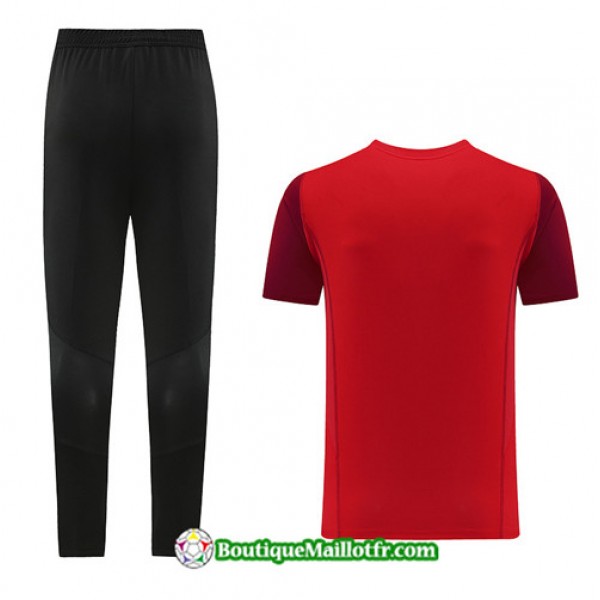 Boutiquemaillotfr 0093 Maillot Kit Entraînement Adidas Training 2023 2024 Rouge