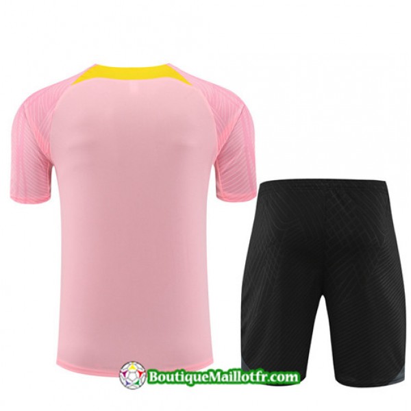 Boutiquemaillotfr 0142 Maillot Kit Entraînement Chine Training 2023 2024 Rose