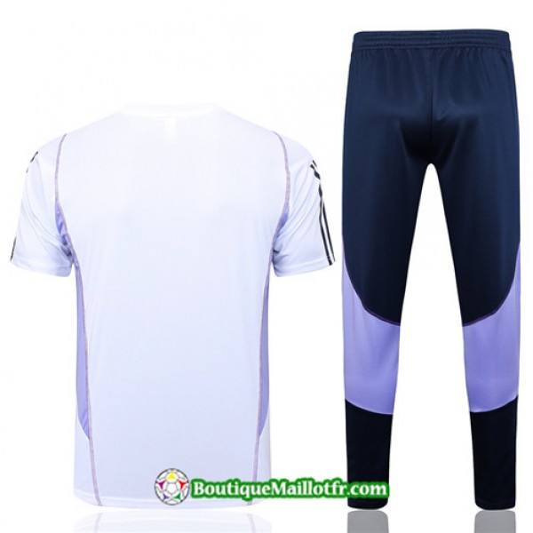 Boutiquemaillotfr 0224 Maillot Kit Entraînement Cruzeiro Training 2023 2024 Blanc