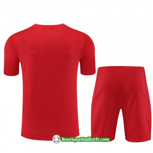 Boutiquemaillotfr 0233 Maillot Kit Entraînement Flamengo Enfant Training 2023 2024 Rouge
