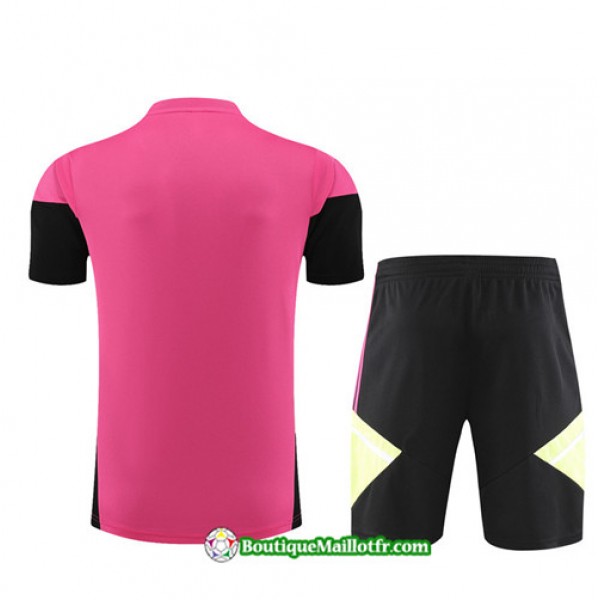 Boutiquemaillotfr 0259 Maillot Kit Entraînement Juventus Enfant Training 2023 2024 Rose