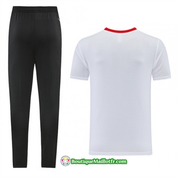 Boutiquemaillotfr 0310 Maillot Kit Entraînement Manchester United Training 2023 2024 Blanc