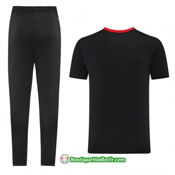 Boutiquemaillotfr 0311 Maillot Kit Entraînement Manchester United Training 2023 2024 Noir