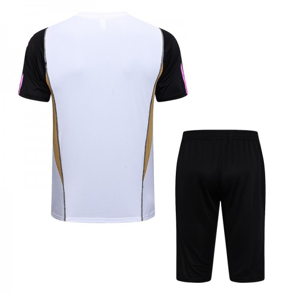 Boutiquemaillotfr 0393 Maillot Kit Entraînement Real Madrid Training 2023 2024 Blanc