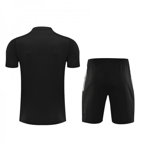 Boutiquemaillotfr 0395 Maillot Kit Entraînement Real Madrid Training 2023 2024 Noir