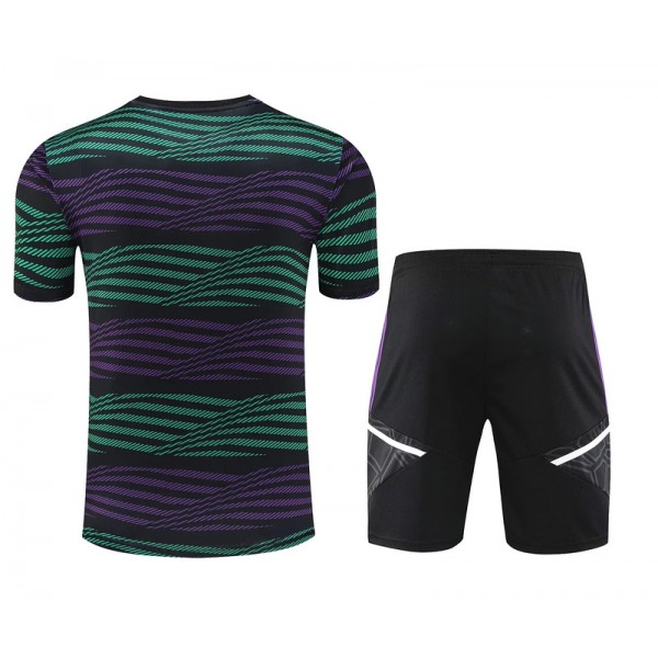 Boutiquemaillotfr 0397 Maillot Kit Entraînement Real Madrid Training 2023 2024 Vert