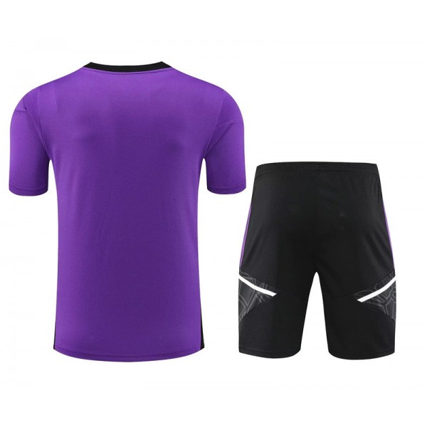 Boutiquemaillotfr 0398 Maillot Kit Entraînement Real Madrid Training 2023 2024 Violet