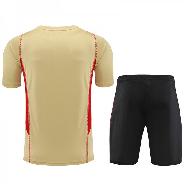 Boutiquemaillotfr 0411 Maillot Kit Entraînement Sao Paulo Training 2023 2024 Jaune