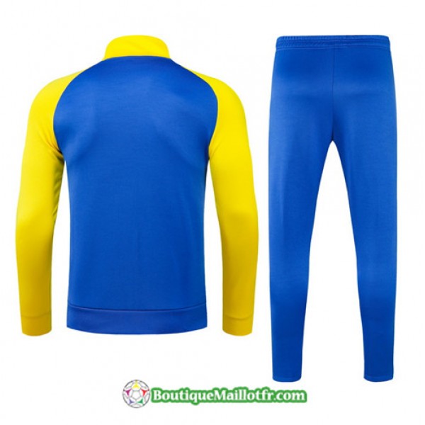 Boutiquemaillotfr 0502 Veste Survetement Al Nassr Enfant 2023 2024 Bleu