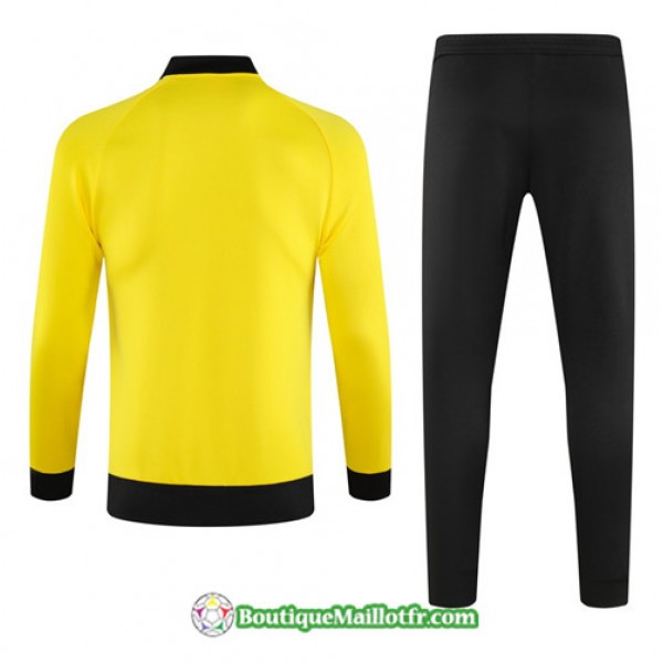 Boutiquemaillotfr 0614 Veste Survetement Dortmund 2023 2024 Jaune