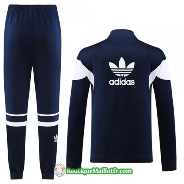 Boutiquemaillotfr 0773 Veste Survetement Adidas 2023 2024 Bleu Marine