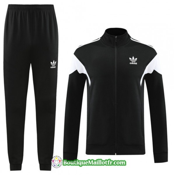 Boutiquemaillotfr 0784 Veste Survetement Adidas 2023 2024 Noir