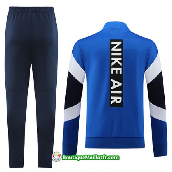 Boutiquemaillotfr 0837 Veste Survetement Nike 2023 2024 Bleu