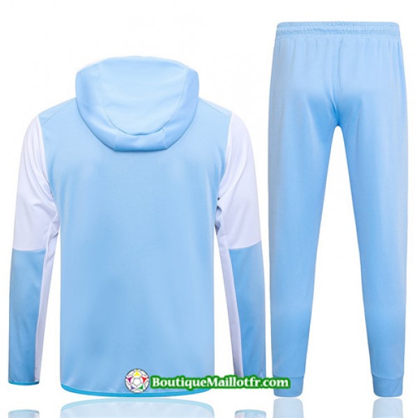 Boutiquemaillotfr 0860 Veste Survetement Nike à Capuche 2023 2024 Bleu