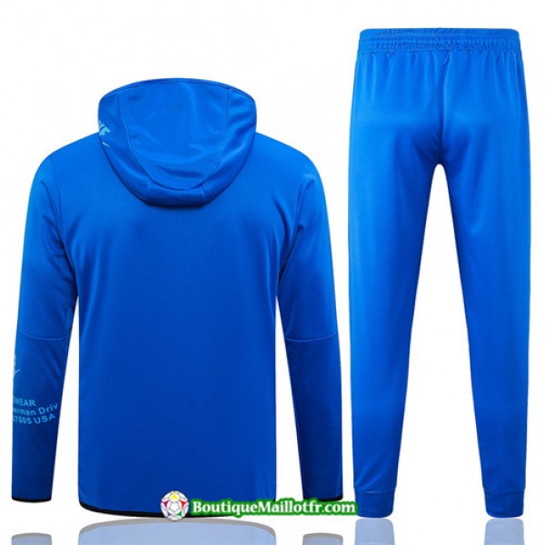 Boutiquemaillotfr 0863 Veste Survetement Nike à Capuche 2023 2024 Bleu