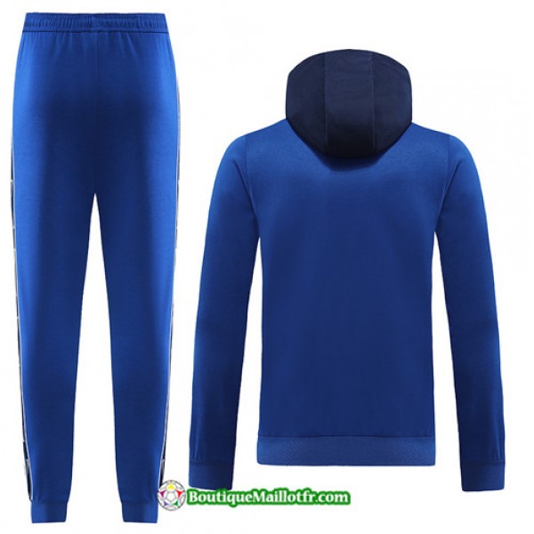 Boutiquemaillotfr 0864 Veste Survetement Nike à Capuche 2023 2024 Bleu