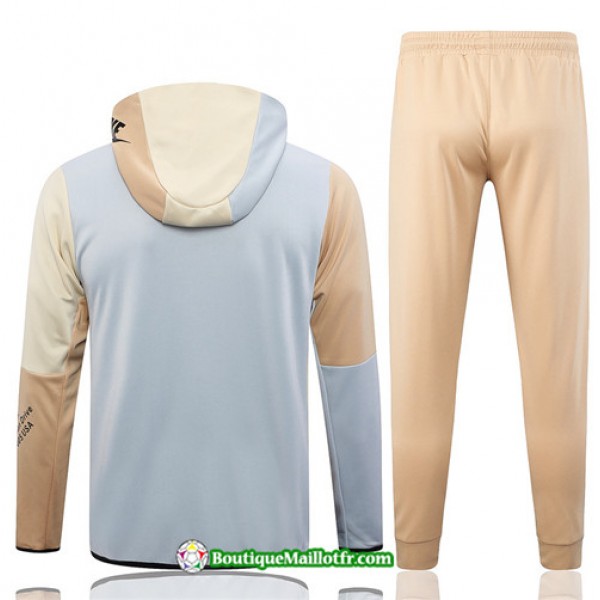 Boutiquemaillotfr 0877 Veste Survetement Nike à Capuche 2023 2024 Kaki