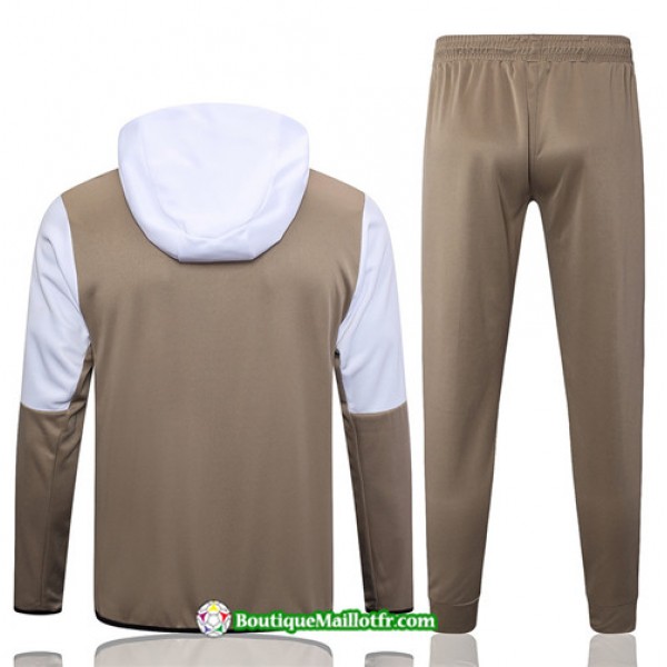 Boutiquemaillotfr 0879 Veste Survetement Nike à Capuche 2023 2024 Kaki