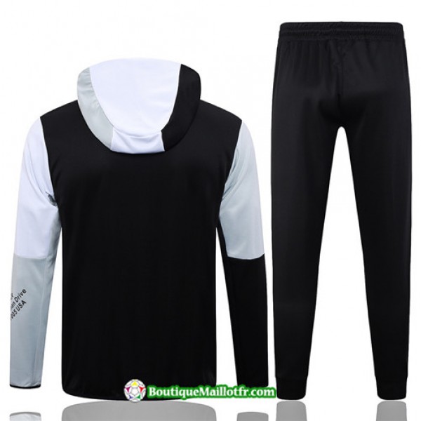 Boutiquemaillotfr 0880 Veste Survetement Nike à Capuche 2023 2024 Noir