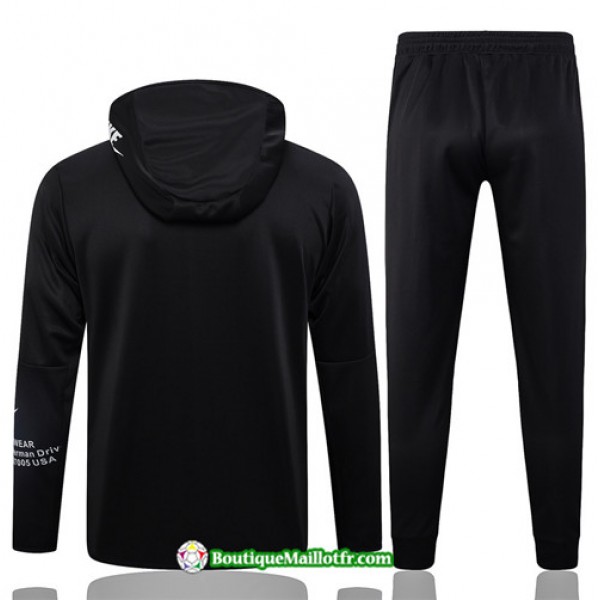 Boutiquemaillotfr 0881 Veste Survetement Nike à Capuche 2023 2024 Noir