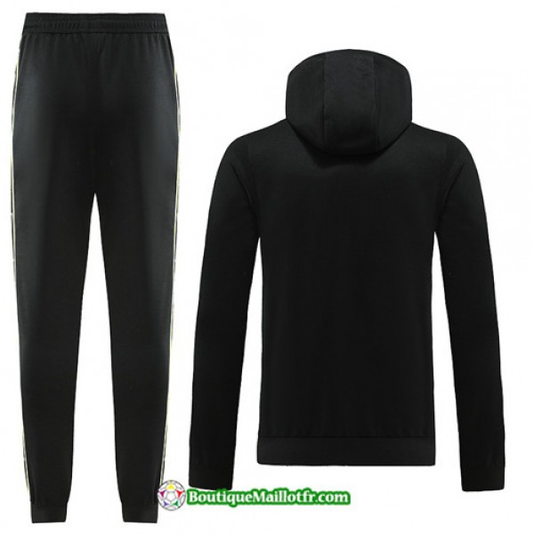 Boutiquemaillotfr 0885 Veste Survetement Nike à Capuche 2023 2024 Noir