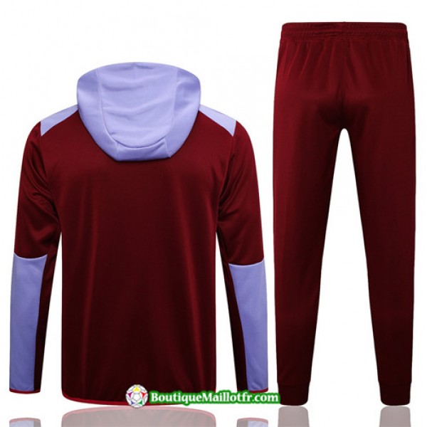 Boutiquemaillotfr 0886 Veste Survetement Nike à Capuche 2023 2024 Rouge