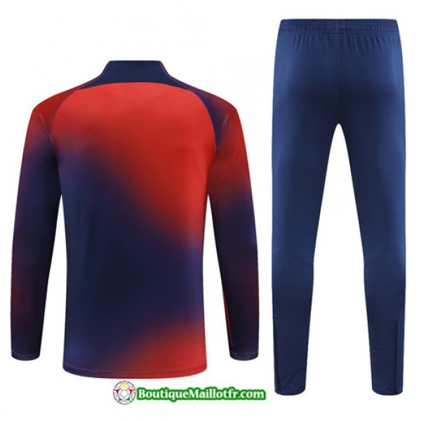 Boutiquemaillotfr 0909 Survetement Paris Saint Germain Enfant 2023 2024 Rouge