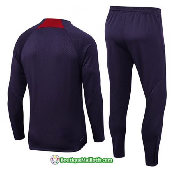 Boutiquemaillotfr 0954 Survetement Paris Saint Germain 2023 2024 Violet