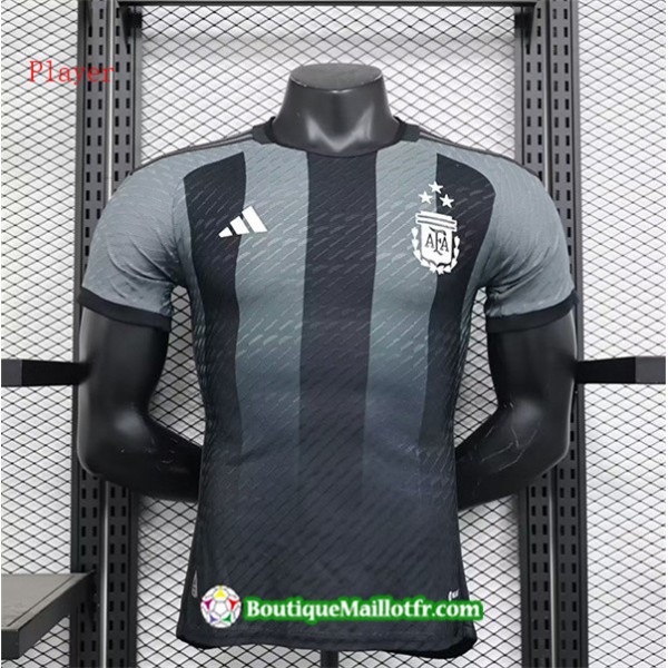 Maillot Argentine Player 2023 Spéciale Noir/gris