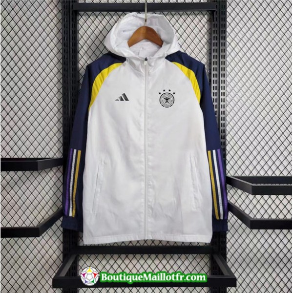 Maillot Coupe Vent Allemagne 2023 Blanc
