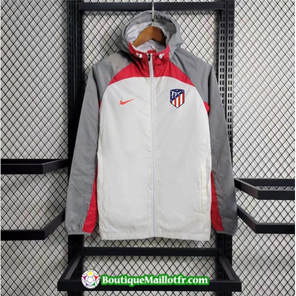 Maillot Coupe Vent Atletico Madrid 2023 Blanc